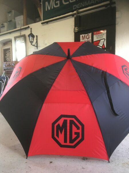 MG Paraply, kæmpe størrelse 130 cm. i diameter.